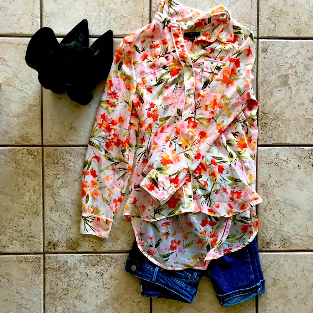 IMNYC Floral Print Blouse